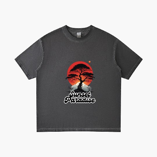 sunset paradise Gradient T Shirts