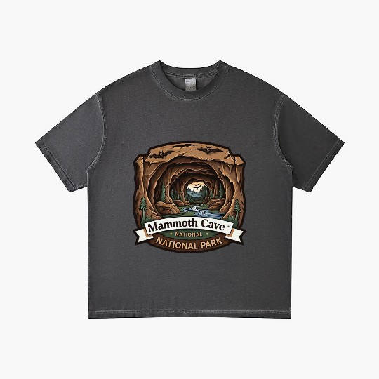 Mammoth Cave National Park Kentucky USA Logo Gradient T Shirts