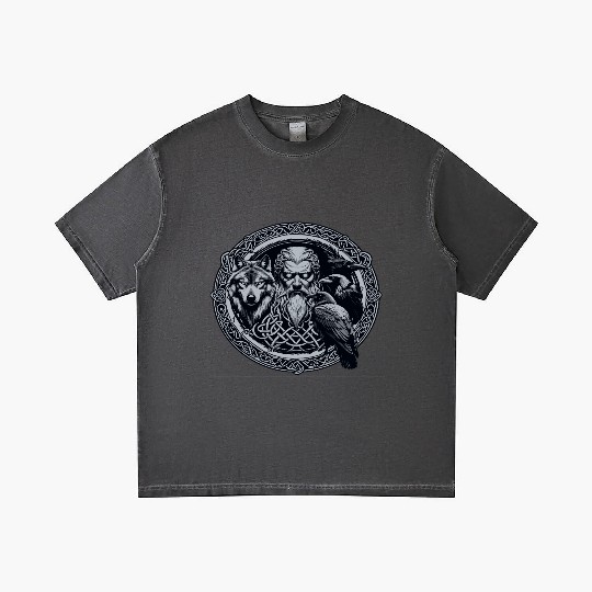 Viking Warrior Man Odin Thor Norman Walhalla Gradient T Shirts