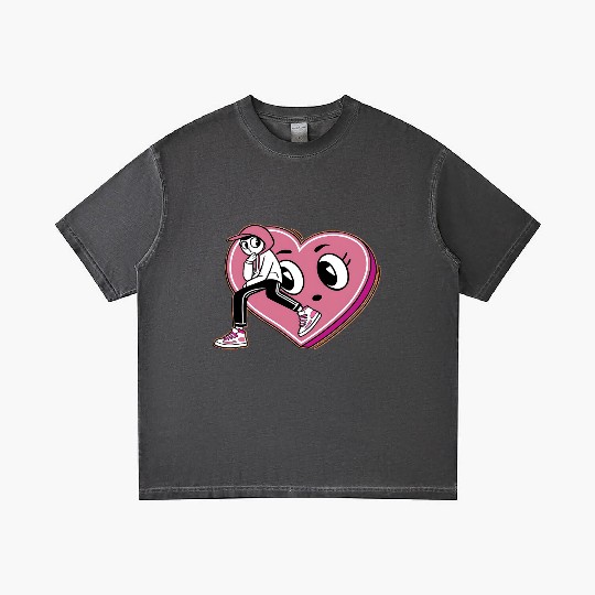 Cute Gradient T Shirts Kid & Heart – Adorable Urban Love Desi