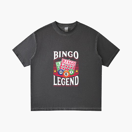 Bingo Legend Game Design Gradient T Shirts