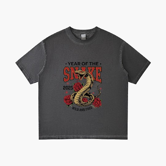 Snake Year of the Snake 2025 Tattoo Design Gradient T Shirts