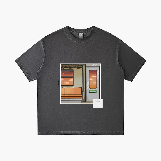 Nowhere Train Urban Style Gradient T Shirts