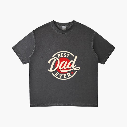 Best Dad Ever Vintage Style Father's Day Design Gradient T Shirts