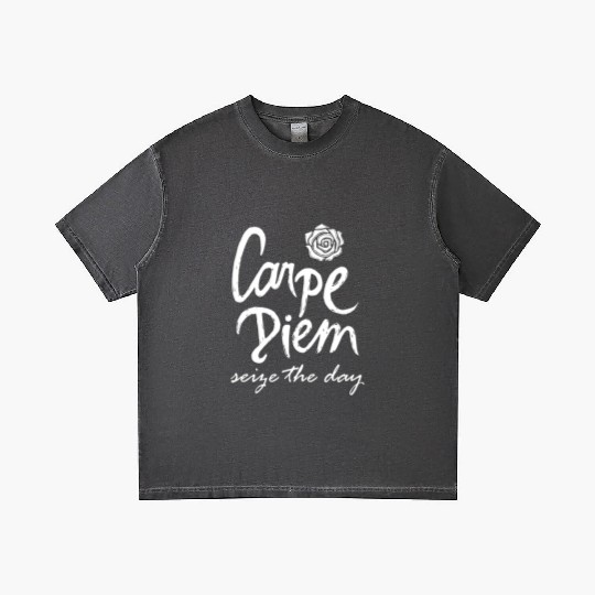 Carpe Diem Seize the Day Oversized Gradient T Shirts