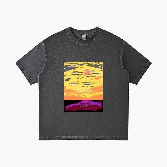 Summer Sunday Gradient T Shirts