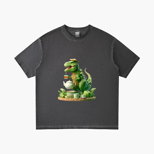 Gradient T Shirts Tea Rex - Thé mignon et amusant Sticker