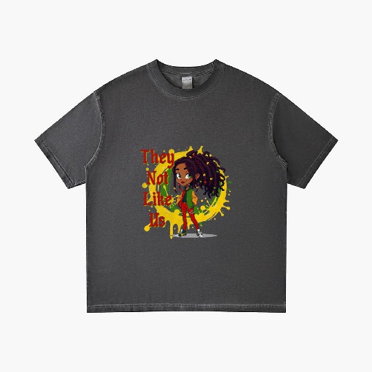 They Not Like Us Black History Melanin African Gradient T Shirts