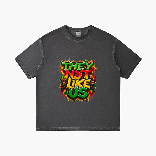 They Not Like Us Black History Month Gradient T Shirts
