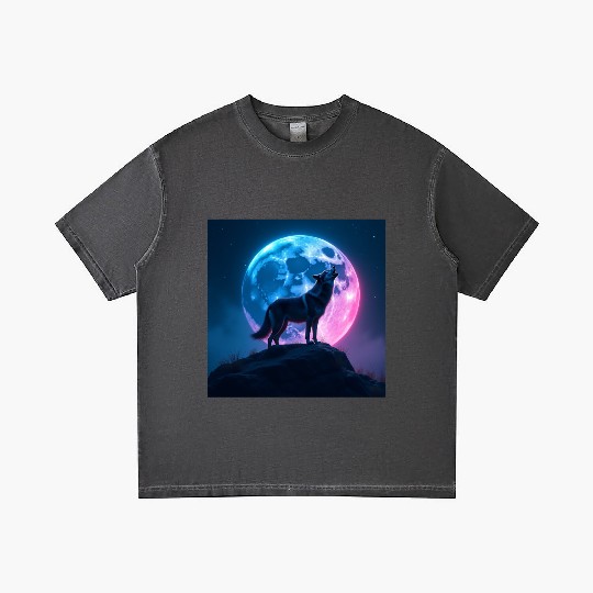 Howl of the Neon Moon Gradient T Shirts