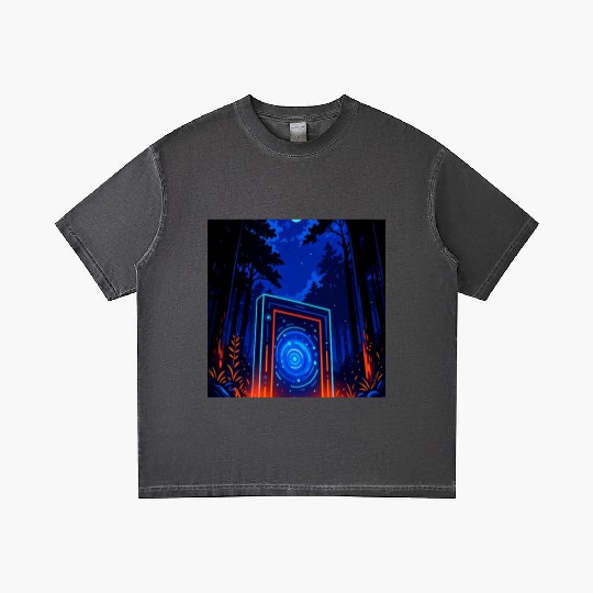 Forest Portal Gradient T Shirts