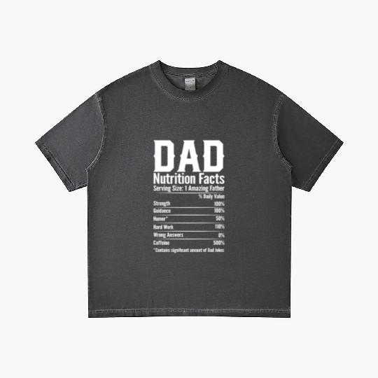 DAD Nutrition Facts Gradient T Shirts