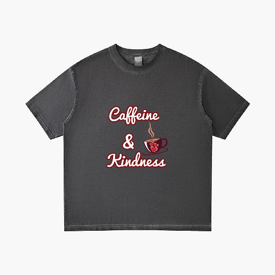 Coffee, Kindness & Love Gradient T Shirts – Cute Heart Coffee