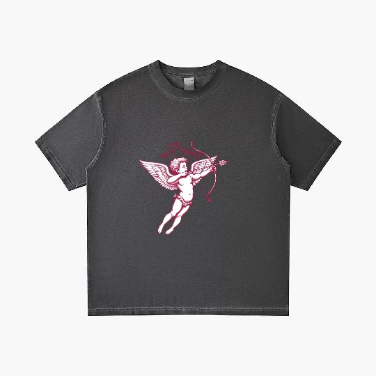 Pink Cupid Valentine's Day Design Gradient T Shirts