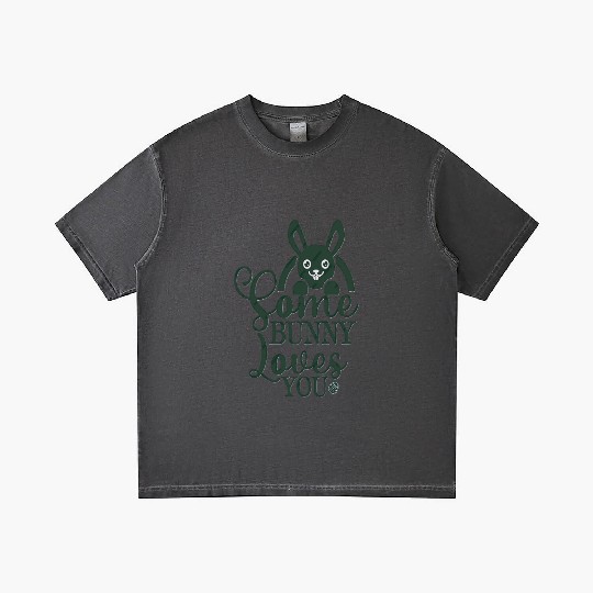 Bunny Loves You Sweet Playful Design Gradient T Shirts