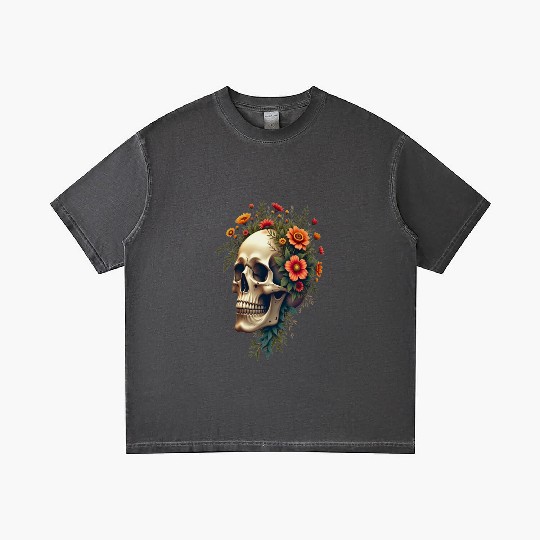Eco Skull ❘ Nature Vibes ✦ Rebirth Gradient T Shirts