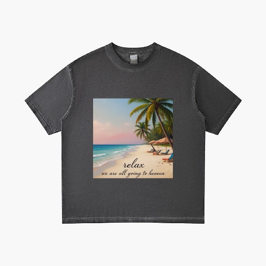 Serene Ocean Sunset Gradient T Shirts