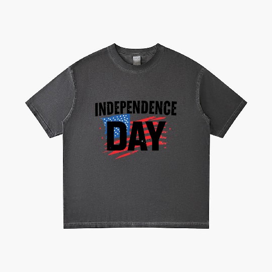 Patriotic American Day Graphic Gradient T Shirts