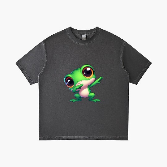 Cute frog dab gamer animal cartoon meme Gradient T Shirts