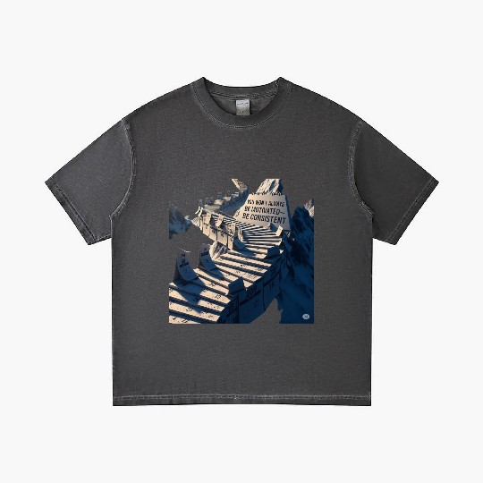 "You Won’t Always Be Motivated—Be Consistent" Gradient T Shirts