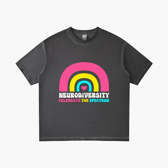 Neurodiversity Autistic Rainbow Adhd Gradient T Shirts