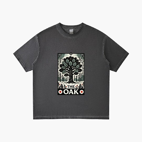 The Oak Tree Tarot Card Gradient T Shirts