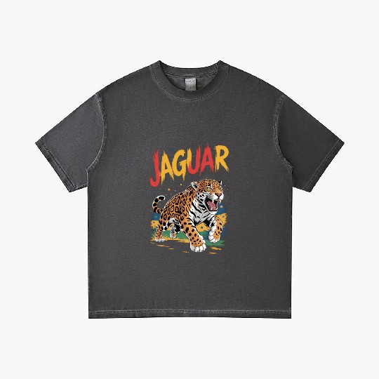 Vivid Jaguar Bold Print Gradient T Shirts