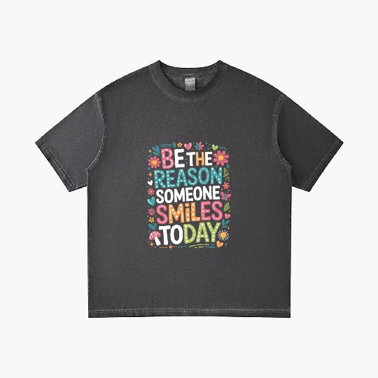 Kindness Be the Reason Someone Smiles Today Quote Gradient T Shirts