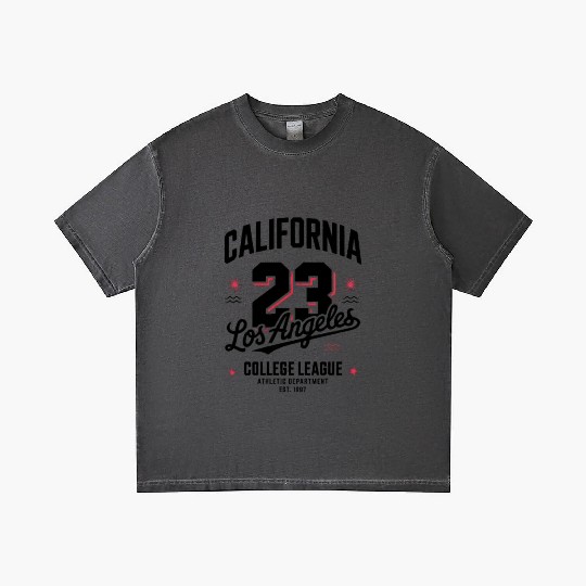 California Los Angeles College League Emblem Gradient T Shirts