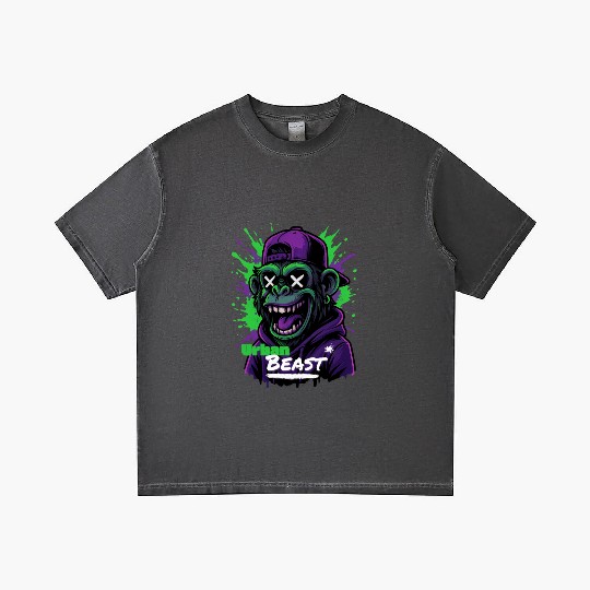 Urban Beast – Neon Street Art Design Gradient T Shirts