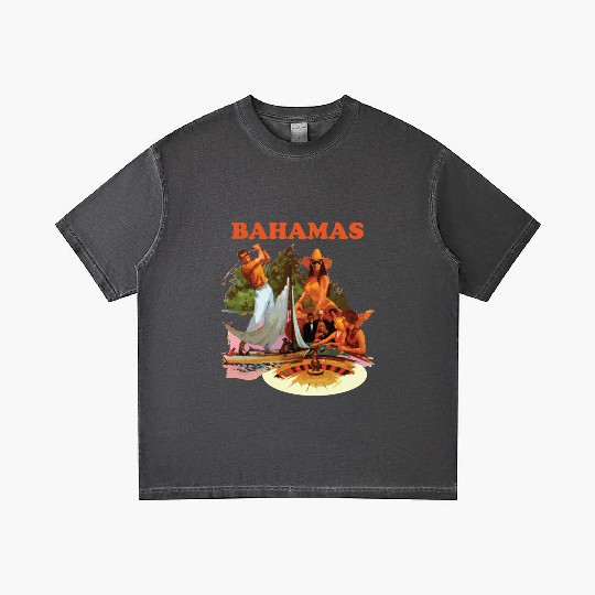 Bahamas, Collage Gradient T Shirts
