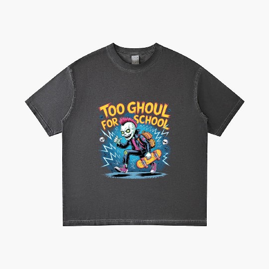 Too Ghoul for School – Punk Ghost Halloween Gradient T Shirts