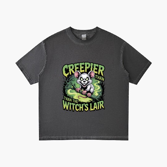 Creeper Mouse in Witch's Lair Design Gradient T Shirts