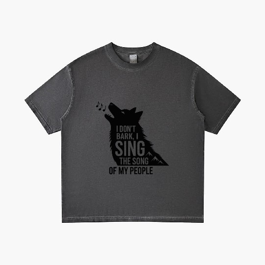 I Don’t Bark I Sing The Song Of My People Husky  Gradient T Shirts