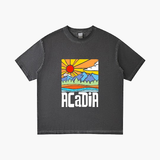 Acadia National Park Artistic Nature & Mountains Gradient T Shirts