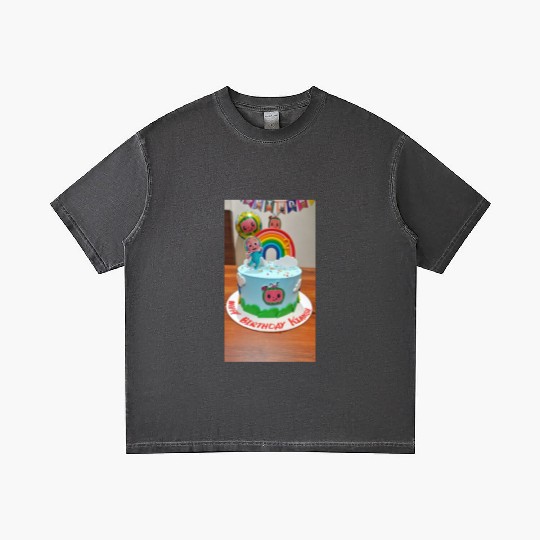 Colorful Toddler Birthday Rainbow Cake Gradient T Shirts
