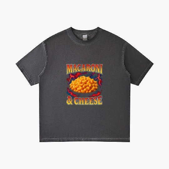 Macaroni And Cheese Favorite Food Weird 90s Gradient T Shirts