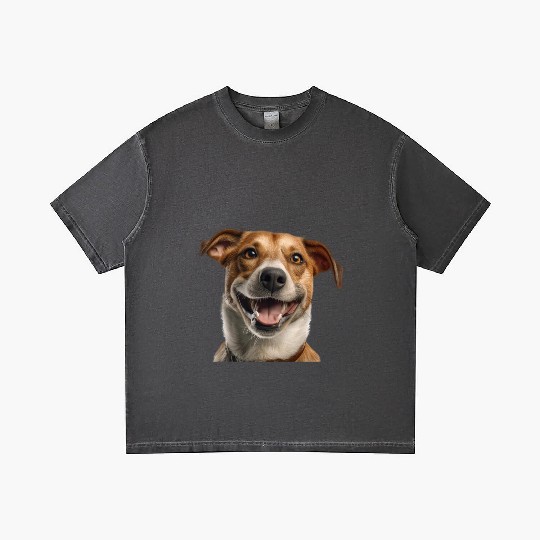 Joyful Jack Russell Dog Illustration Gradient T Shirts