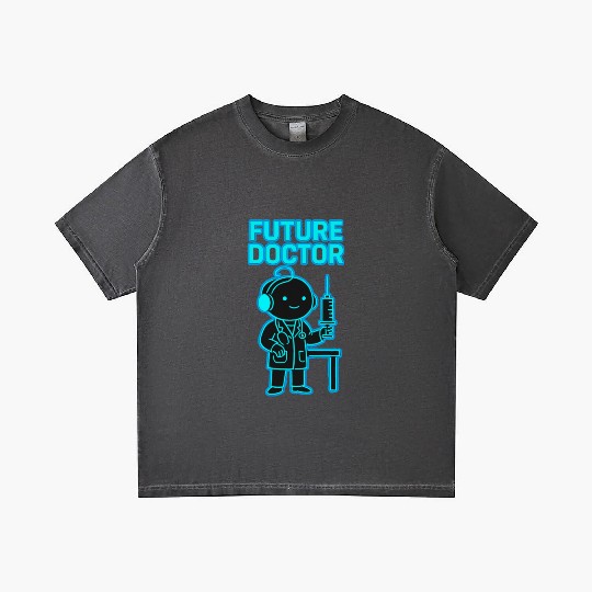Futuristic Pediatric Medical Illustration Gradient T Shirts