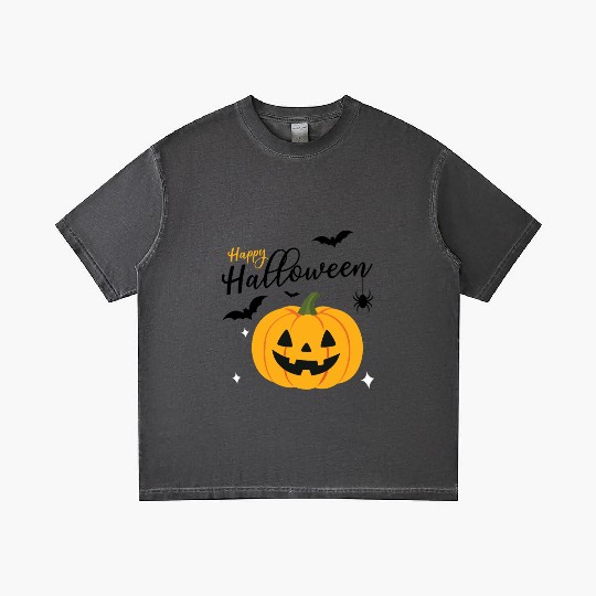 Pumpkin Jack O Lantern Halloween Design Gradient T Shirts