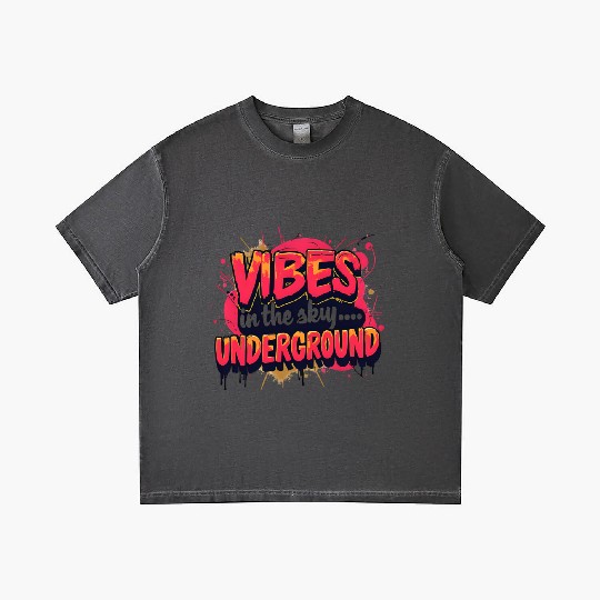 Vivid Underground Vibe Gradient T Shirts