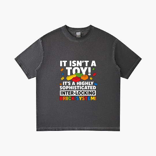 Master Builder Brick System Toys Party Gradient T Shirts