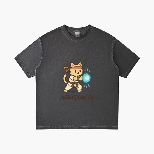 Meowdouken Street Fighter Gradient T Shirts