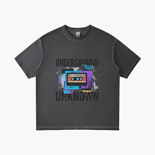 Underground Cassette Tape Urban Art Gradient T Shirts