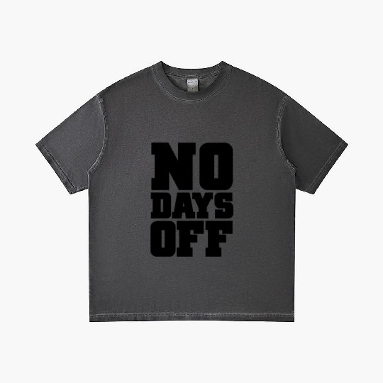 No Days Off Gym Motivation Gradient T Shirts