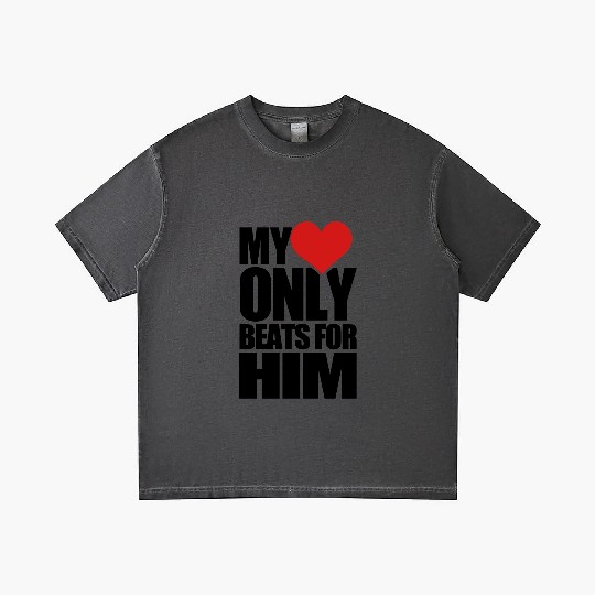 My Heart only_beats_for_him Gradient T Shirts
