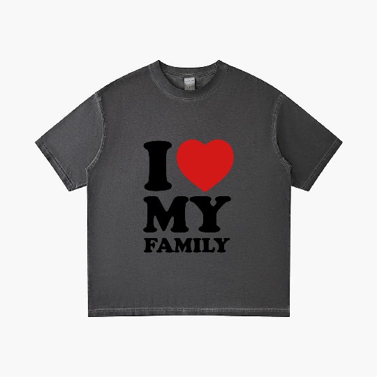 I love my family Gradient T Shirts