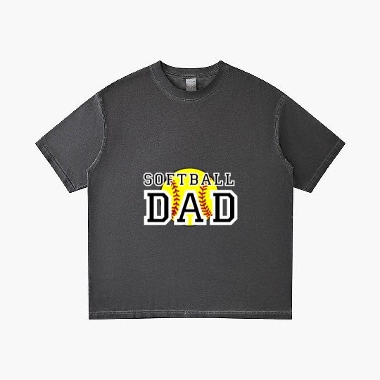 Softball Dad Gradient T Shirts
