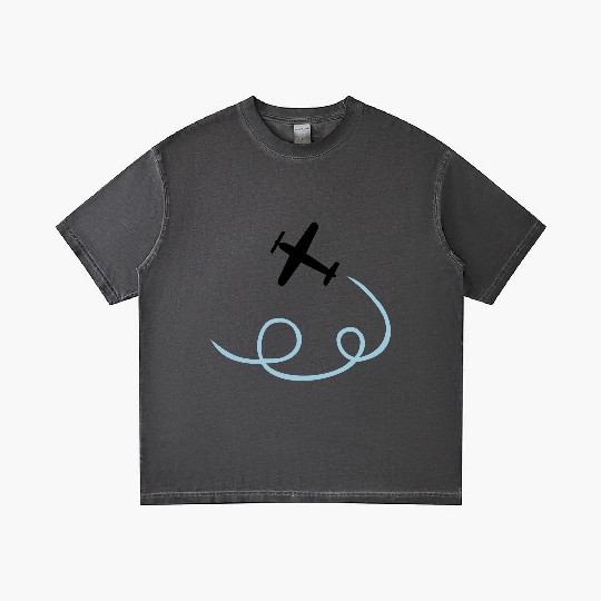 Airplane Gradient T Shirts