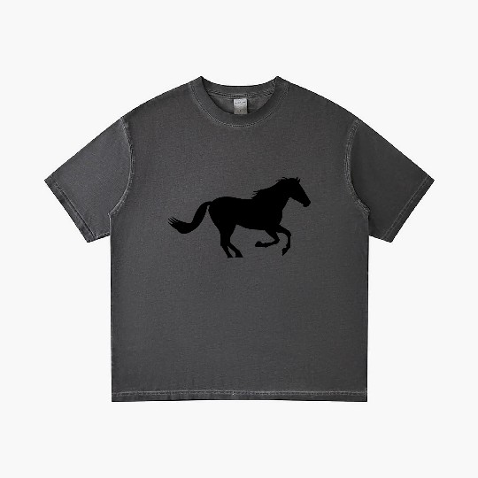 Horses, horse, riding, pony, cowboy, trot, Gallop Gradient T Shirts
